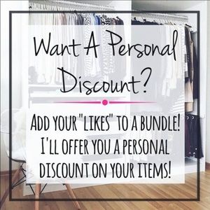 Bundle some items & save $$with a special discount